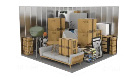 climate-controlled storage unit at AAA Vault Storage