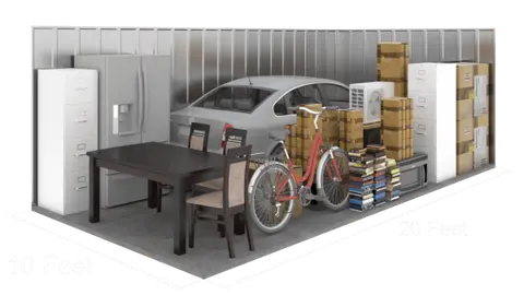 10x20 or larger storage unit at AAA Vault Storage